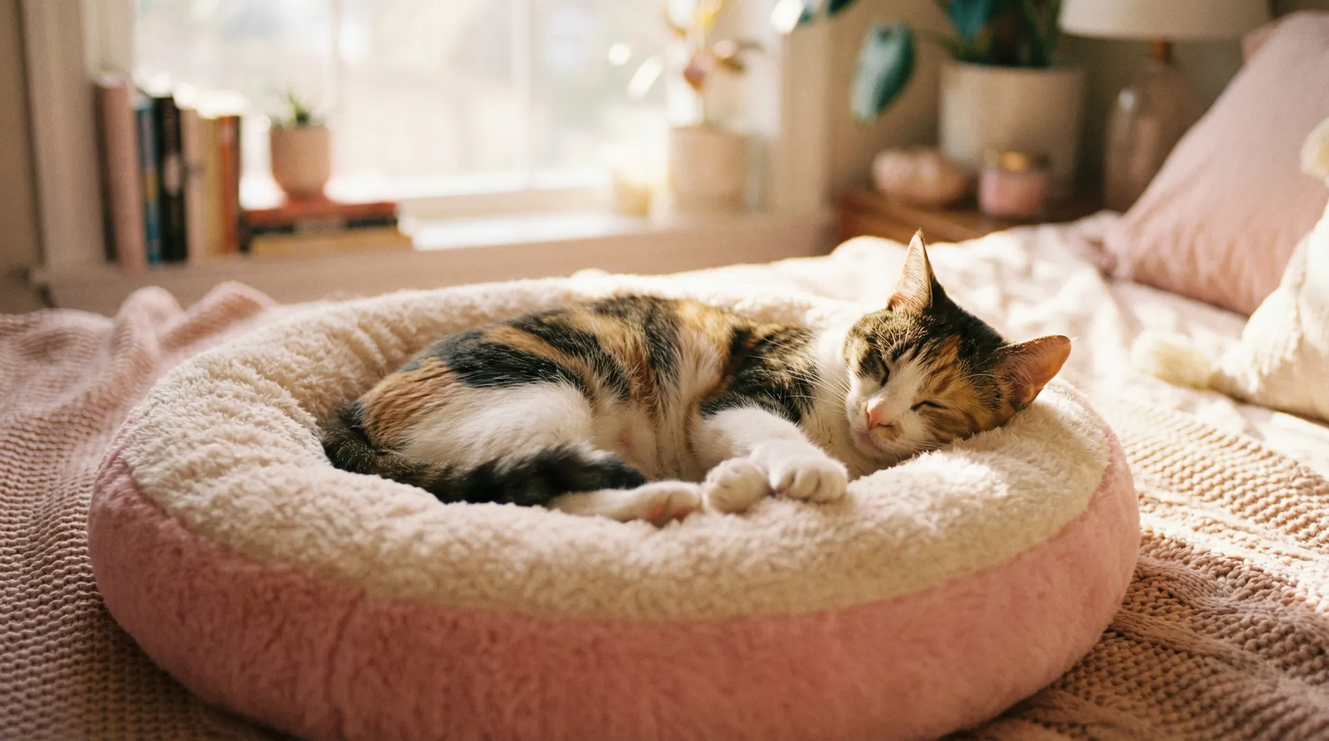 三花猫安静入睡 - 御书屋
